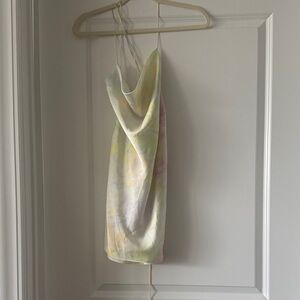 Zara Pastel Tie-Dye Mini Dress